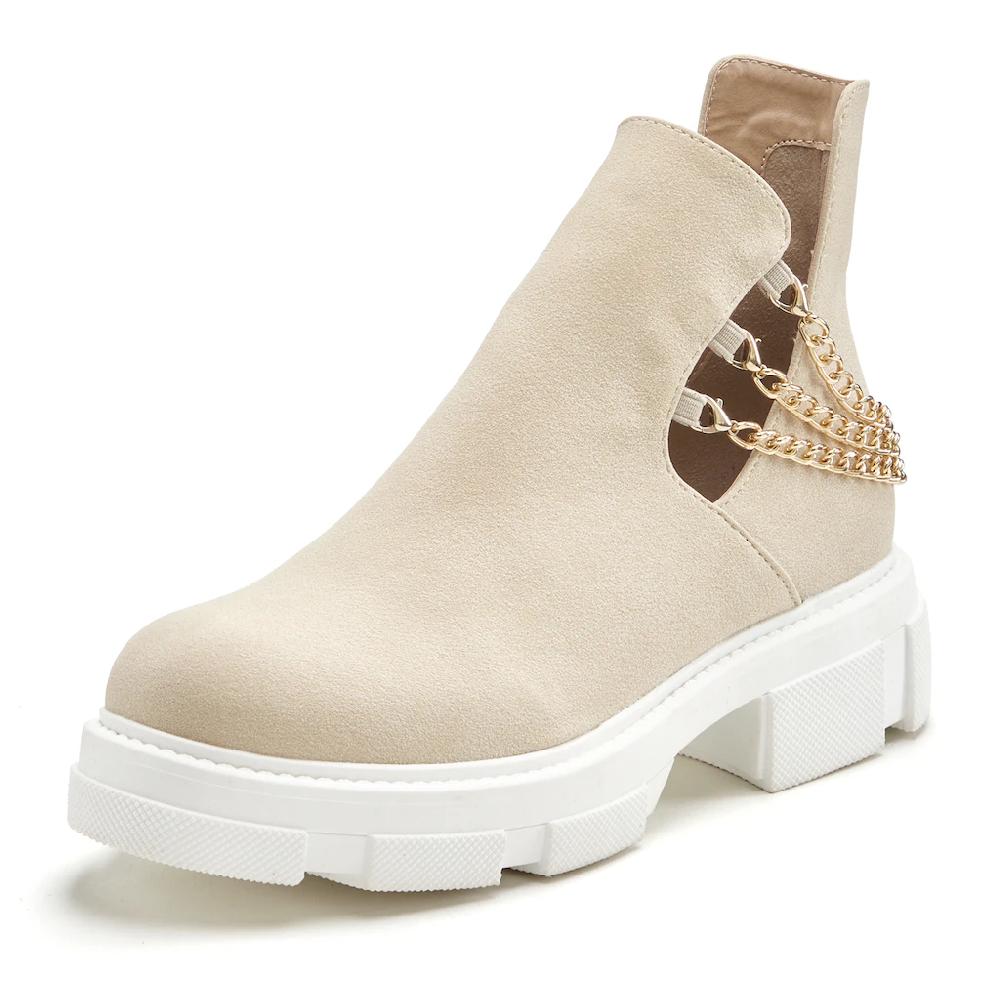 LASCANA Chelseaboots mit modischem Ketten-Detail Ankle Boots Stiefelette ▷ für Im Verkauf