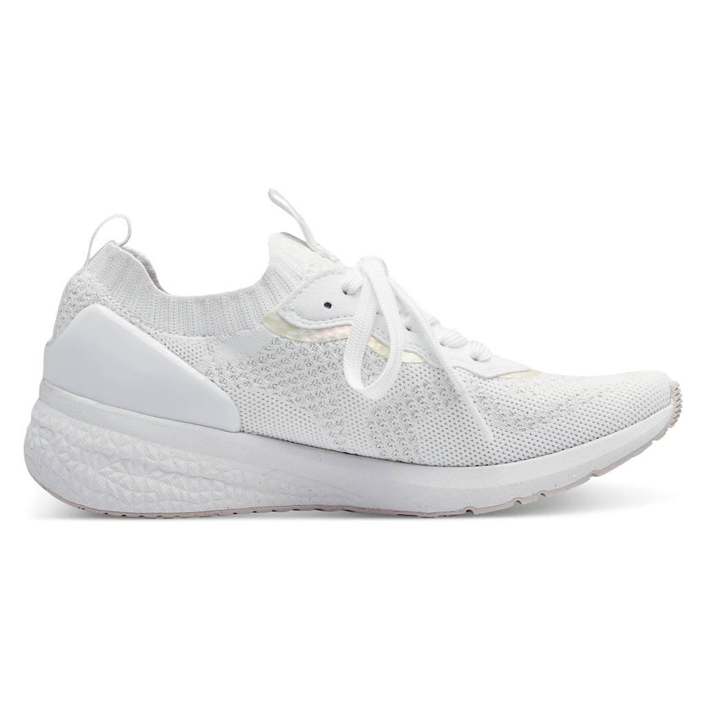 Tamaris Slip-On Sneaker Freizeitschuh Halbschuh Schnürschuh mit aufgesetzer Zierschnürung online bestellen Outlet