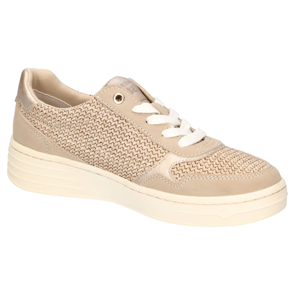 Mustang Shoes Sneaker Plateausneaker Schnürschuh mit Glitzernieten Günstig kaufen