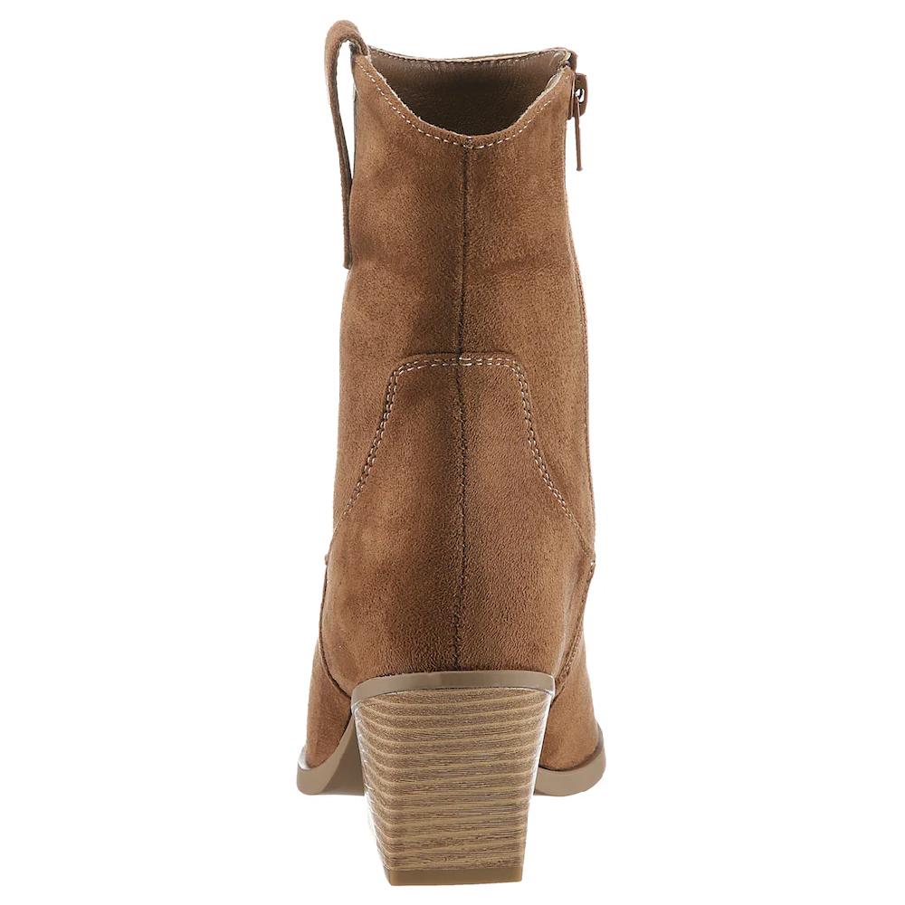 Aniston SHOES Westernstiefelette Cowboystiefelette Schlupfboots in schmaler Form - NEUE KOLLEKTION online bestellen Flash Sale