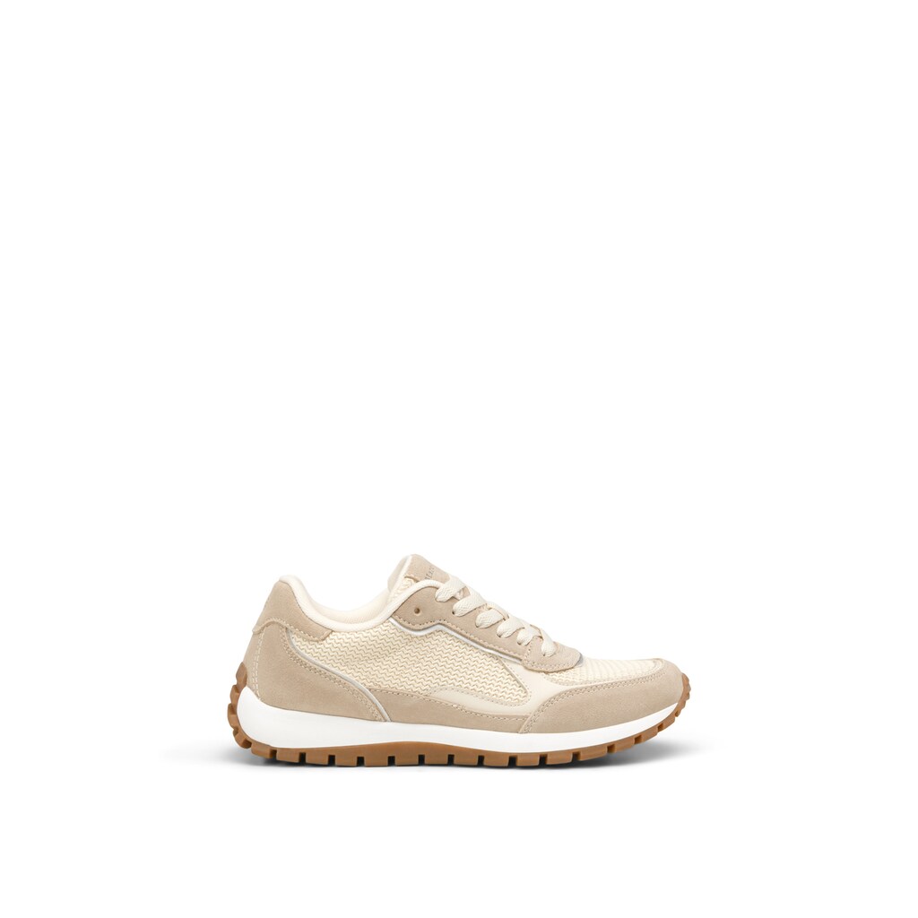 Marc O'Polo Sneaker »aus Rindleder mit Strickeinsatz« Zeitlich begrenztes Angebot