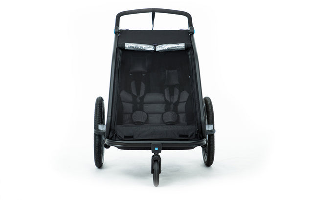 Cube CUBE Kinder Fahrradanhänger Double CMPT &vert; 2025 Bis zu 65% Rabatt