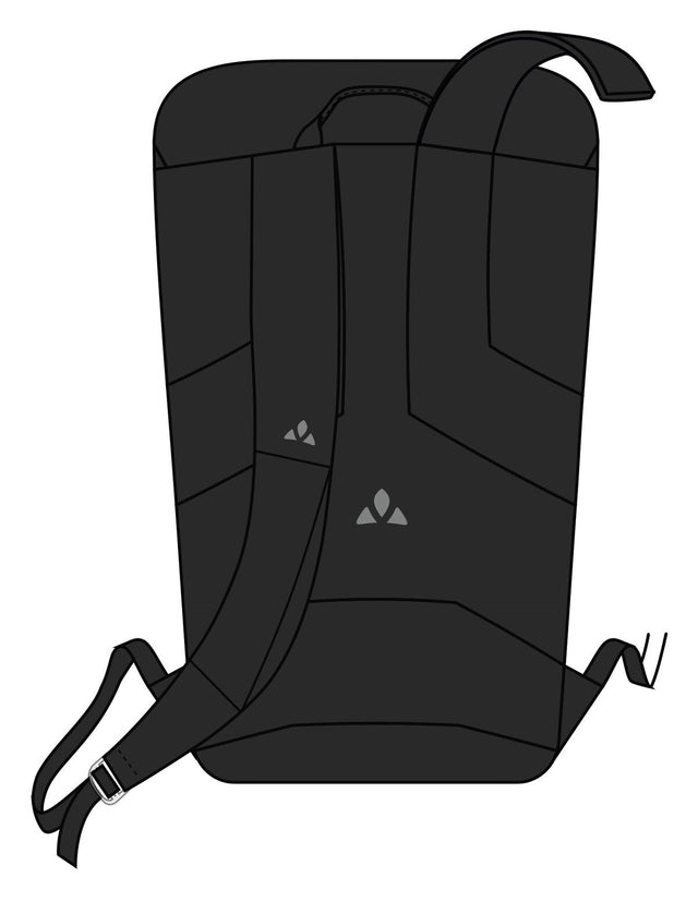 VAUDE VAUDE Cycle 28 II 2in1 Fahrradtasche und -rucksack schwarz &vert; 2025 Schlussverkauf