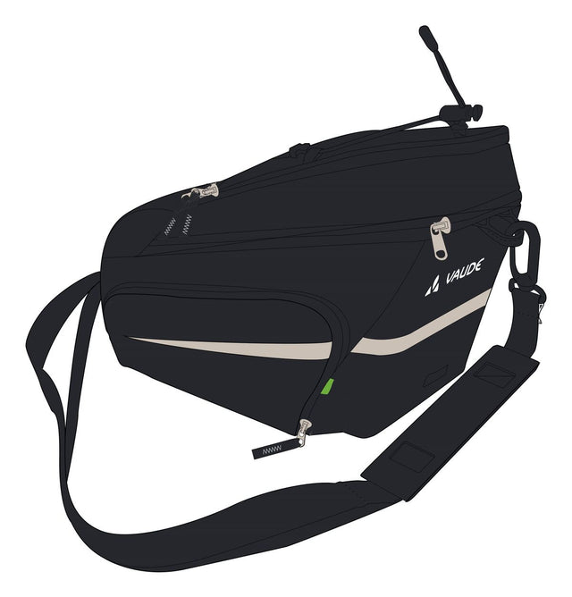 VAUDE VAUDE Silkroad Plus Gepäckträgertasche Uniclip schwarz &vert; 2025 Cyber Monday