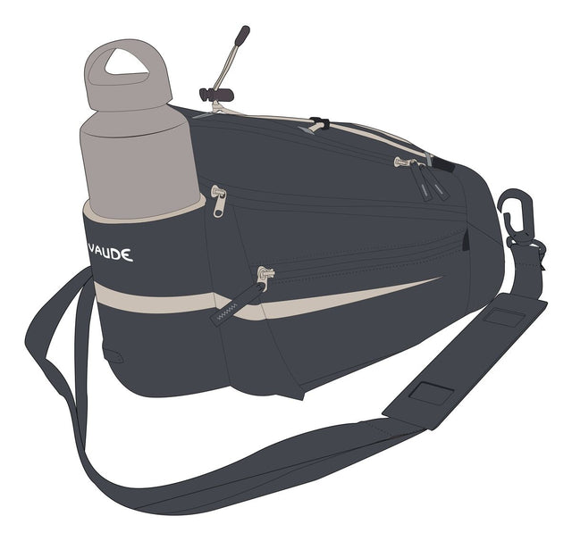 VAUDE VAUDE Silkroad Gepäckträgertasche L Snap-It schwarz &vert; 2025