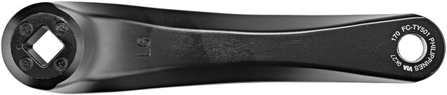 Shimano Shimano FC-TY501 Kurbelgarnitur 6/7/8-fach 48-38-28 Zähne schwarz | 2025