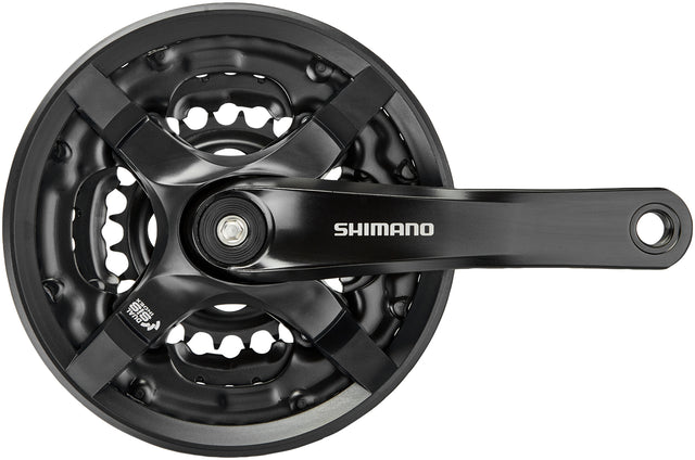Shimano Shimano FC-TY501 Kurbelgarnitur 6/7/8-fach 42-34-24 Zähne mit Kettensc &vert; 2025 Räumungsverkauf