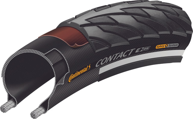 Continental Continental Contact Drahtreifen 26x1.75" SafetySystem Breaker Reflex &vert; 2025 Lagerräumung