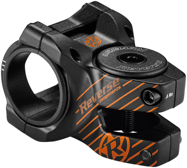 Reverse Reverse Black ONE D-2 Vorbau Ø31 8mm schwarz/orange &vert; 2025