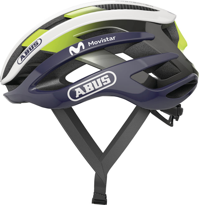 ABUS ABUS Airbreaker Helm Road Movistar Team &vert; 2025 Limitierter Zeitrabatt