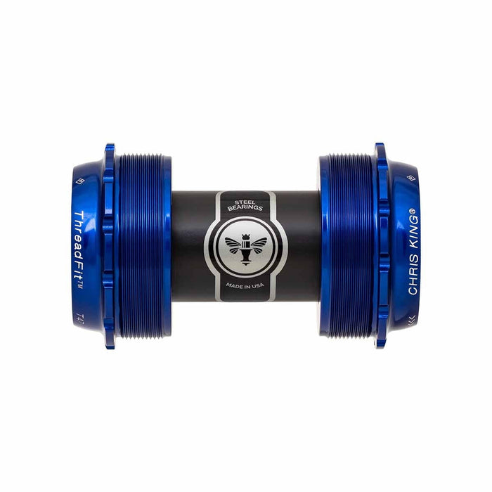 Pedalbox CHRIS KING ThreadFit T47 24x 68/73mm Blau