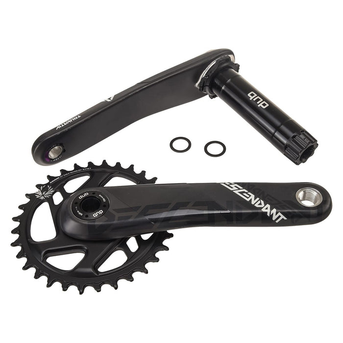 12-fach Mono Kettenblatt TRUVATIV EAGLE DESCENDANT CARBON BOOST DUB Direct Mount Schwarz Blitzverkäufe