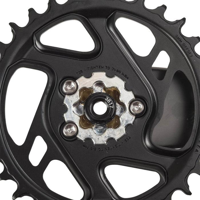 12-fach Mono Kettenblatt TRUVATIV EAGLE DESCENDANT CARBON BOOST DUB Direct Mount Schwarz Blitzverkäufe