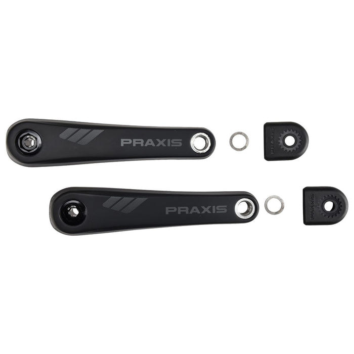 Carbon-Kurbeln für E-Mountainbike PRAXIS Motor Specialized Schwarz Blitzangebot