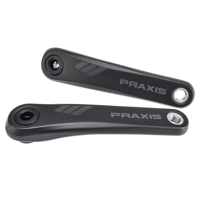 Carbon-Kurbeln für E-Mountainbike PRAXIS Motor Yamaha/Bosch Schwarz Große Rabatte