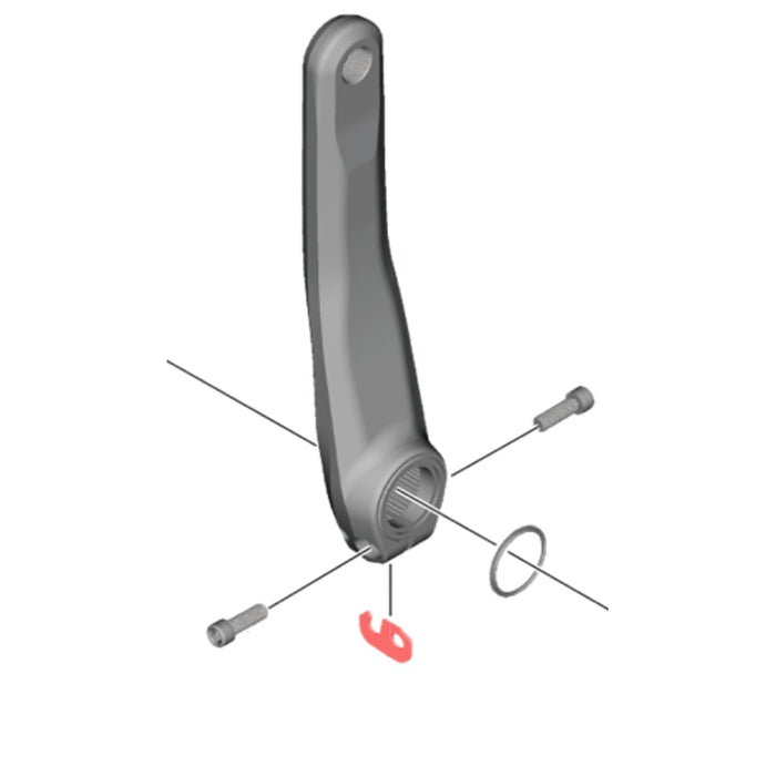 Sicherheitsplättchen für die linke Kurbel von SHIMANO FC-M580 Pedalen