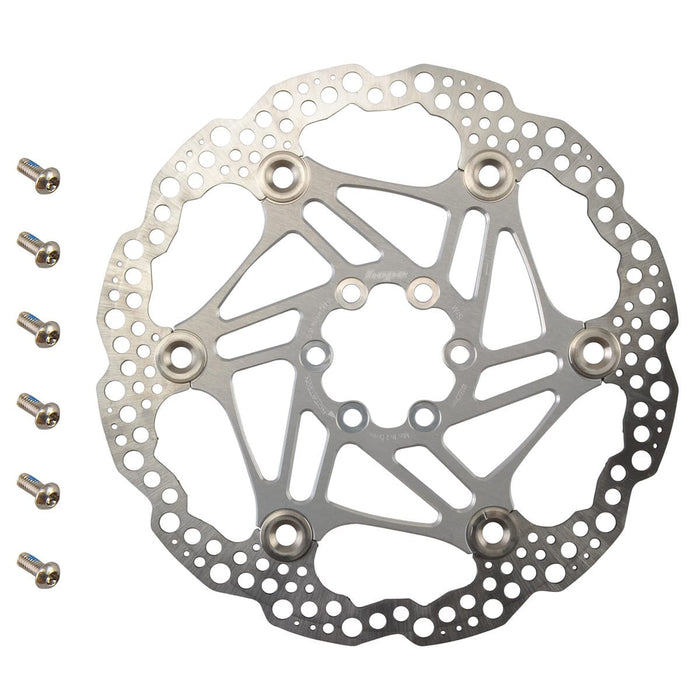 Schwimmende Scheibe HOPE X2/E4/V4 6-Loch Silber Sonderangebot