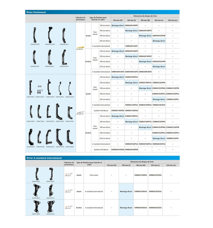 SHIMANO SM-MA-F203P/P (+43 mm) Vorderer / Hinterer PM/PM Bremssattel-Adapter Valentinstagsangebot