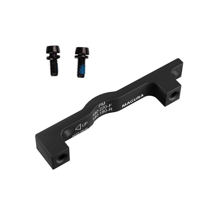 Adapter Bremssattel vorne / hinten PM / PM MAGURA QM45 Scheibe 180/220 mm (+40 mm) schwarz