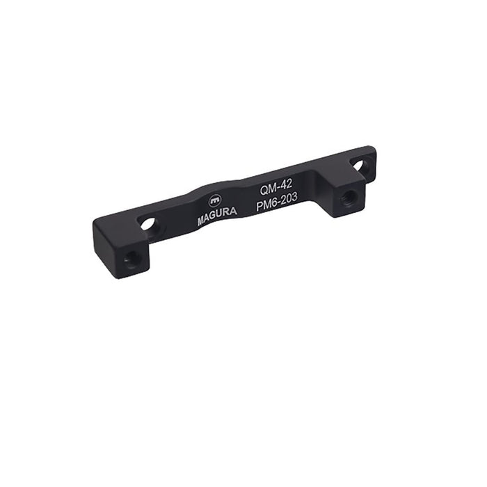 Adapter Vorderer Bremssattel PM / PM MAGURA QM42 Scheibe 203 mm (+43 mm) schwarz Neueste Mode