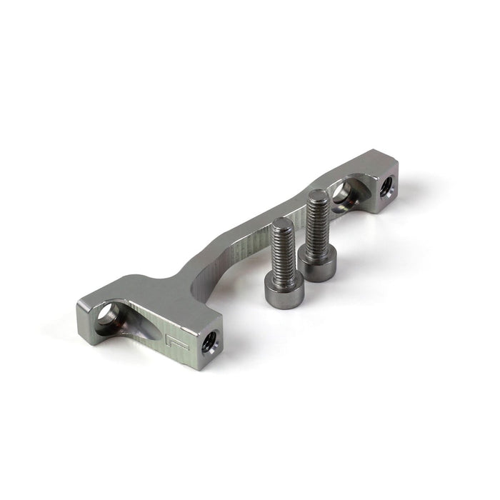 Adapter Bremssattel vorne / hinten PM / PM HOPE 180/200mm (+20mm) #HBML Silber