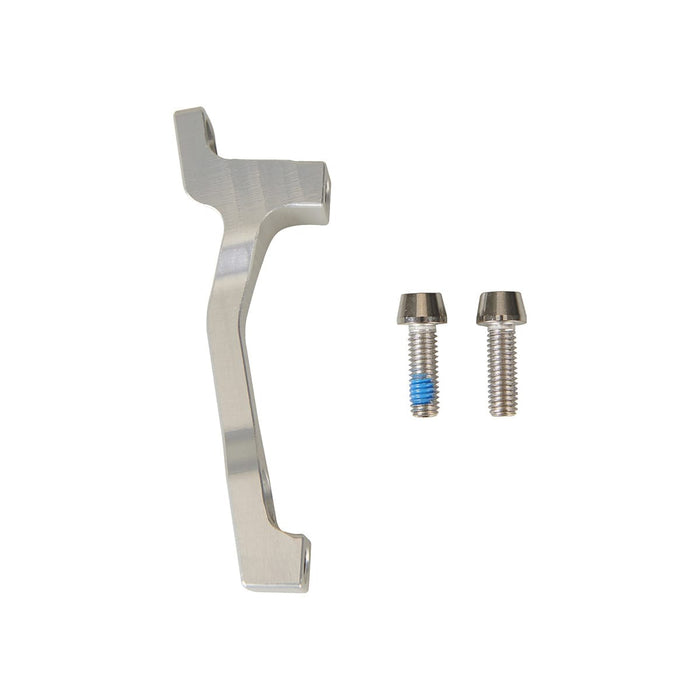 Adapter Bremssattel vorne / hinten PM / PM HOPE 220mm (+20mm) #HBMP Silber