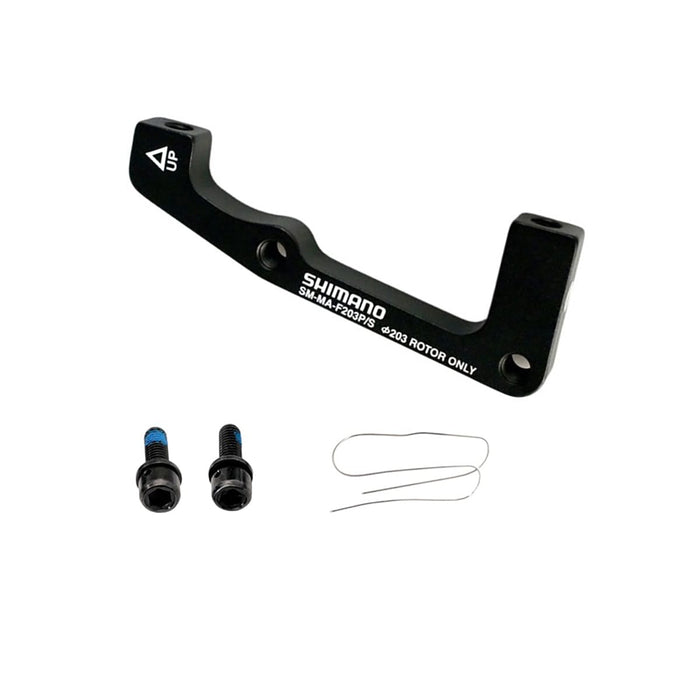 Adapter Vorderer Bremssattel PM / IS SHIMANO SM-MA-F203P/S 203 mm (+43 mm) Scheibe Bis zu 55% Rabatt
