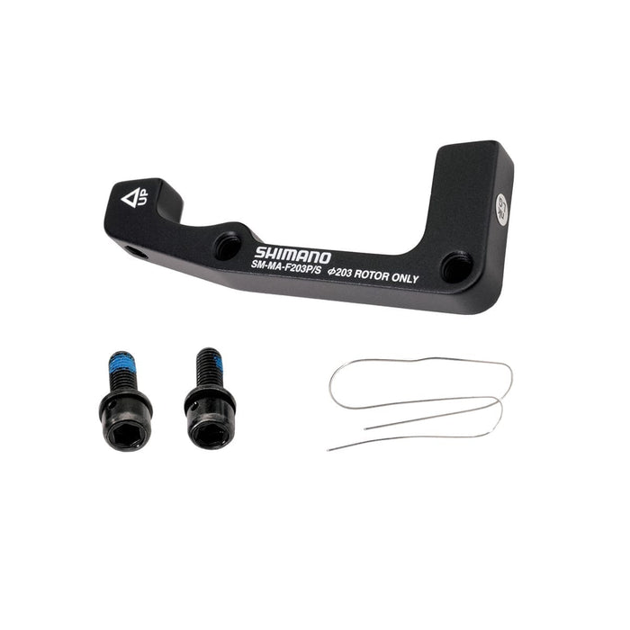Adapter Vorderer Bremssattel PM / IS SHIMANO SM-MA-F203P/S 203 mm (+43 mm) Scheibe Bis zu 55% Rabatt