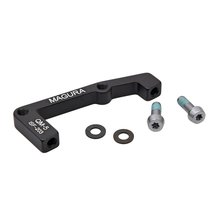 Bremssattel-Adapter vorne PM / IS MAGURA QM5 Scheibe 203 mm (+43 mm) schwarz
