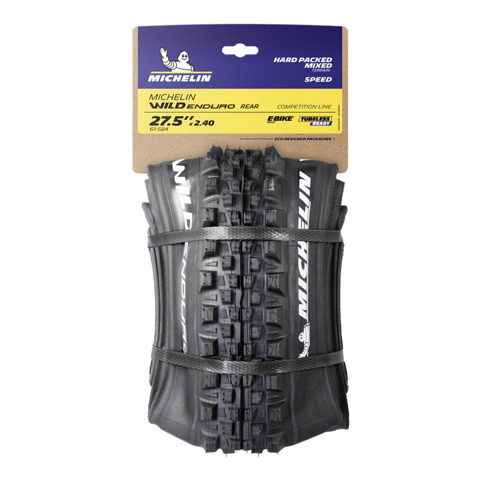 Reifen MICHELIN WILD ENDURO REAR Competition Line 27.5x2.40 GUM-X Tubeless Ready Weich Auslauf