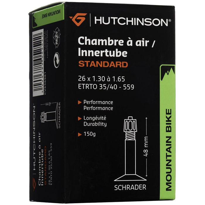 Luftkammer HUTCHINSON 26x1.30 - 1.65 Schrader 48mm