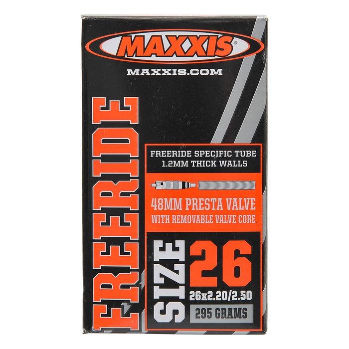 MAXXIS FREERIDE 26x2.20/2.50 Presta 48mm Schlauch Schwarz
